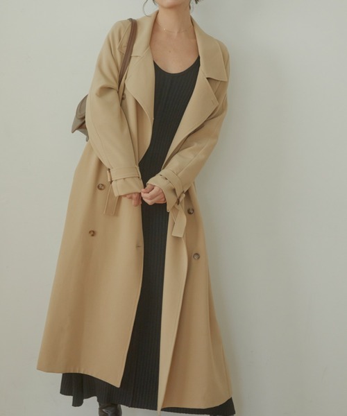 ACYM（アシーム）の「Stand collar long trench コート（トレンチ