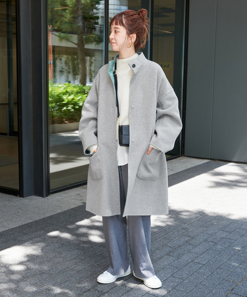 B.C STOCK（ベーセーストック）の「S120ブレンドリバーシブルミドル丈