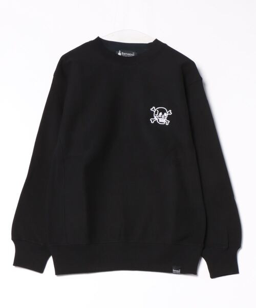 BIRTHREAD】タトゥー刺繍12.7ozクルーネックスウェット/メンズ