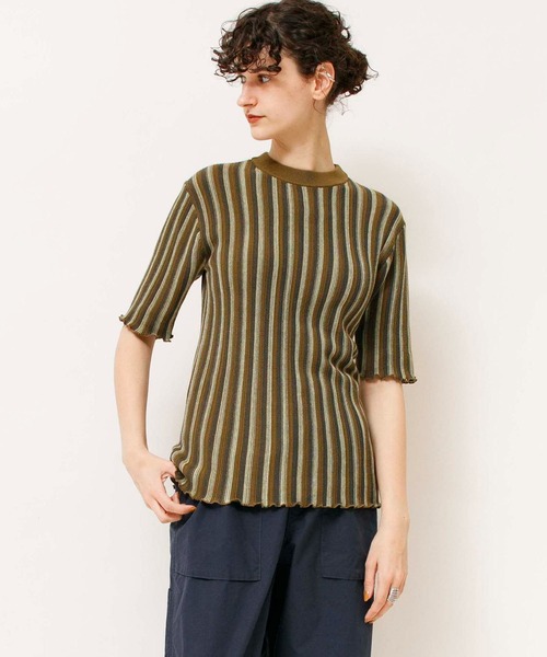 ガーターストライプニットプルオーバー | ジョンブル公式通販/JOHNBULL