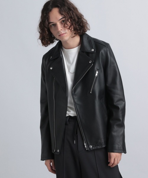 HARE（ハレ）の「シープレザーライダース(HARE)（ライダースジャケット