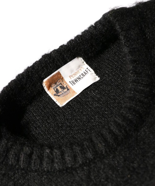 TOWNCRAFT / タウンクラフト SHAGGY COLOR CREW SWEATER モヘアタッチ