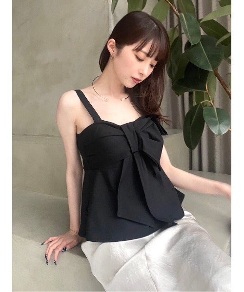 FRAY I.D（フレイアイディー）の「リボンブラウスセパレートスイム