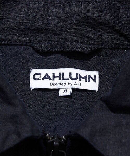 CAHLUMN/カウラム Linen Heli Crew Jacket/リネン ヘリクルー