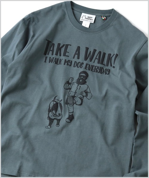7.4oz TAKE A WALKロンTEE | ジムマスター（gym master）公式通販