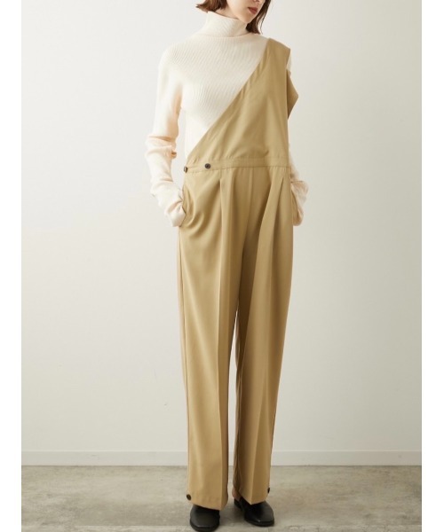 LA PEAU DE GEM】2タックベアサロペット