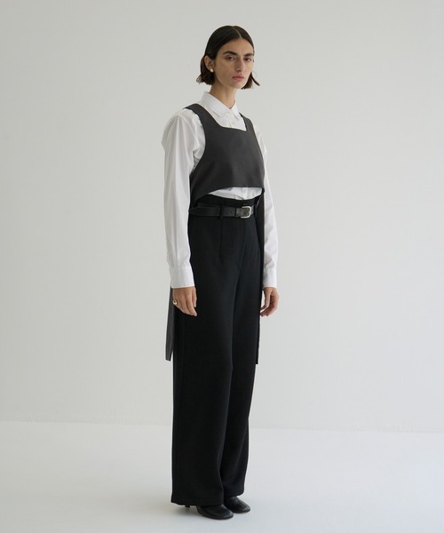 セール】HIGH WAIST WIDE PANTS（スラックス）｜CLANE（クラネ）の