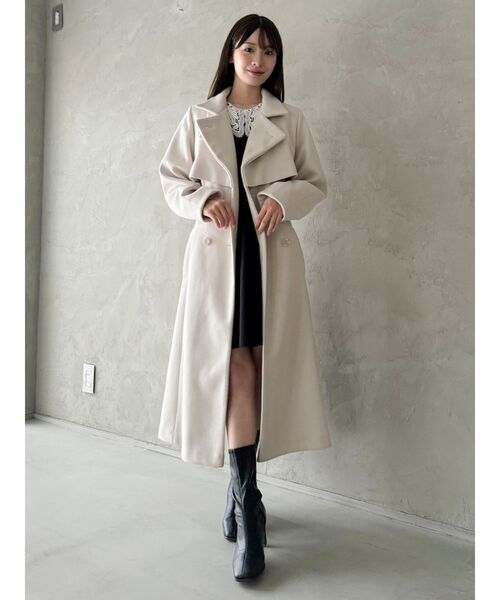 dazzlin（ダズリン）の「2WAYカラーレディコート【スタンドカラー可