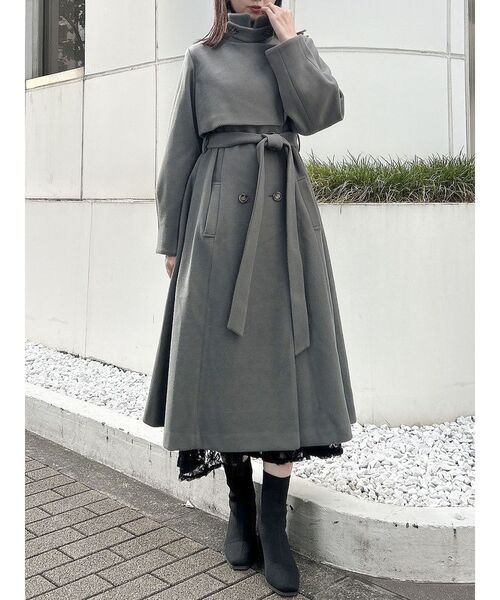 dazzlin（ダズリン）の「2WAYカラーレディコート【スタンドカラー可