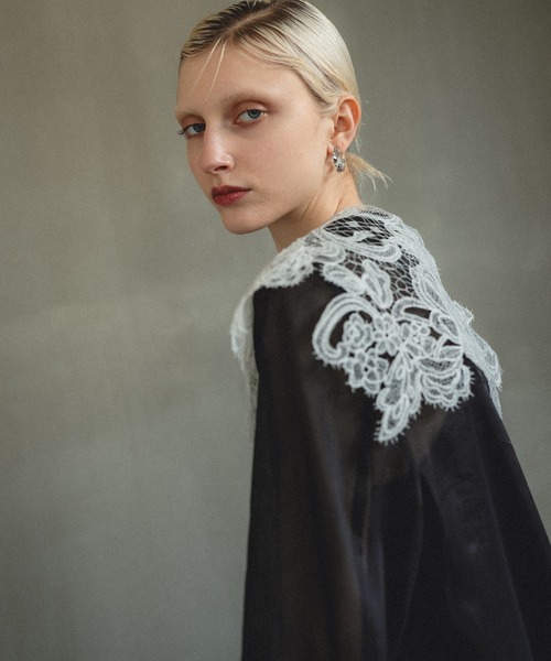 Big collar A-line dress（ドレス）｜et.UNiVER（エトユニベール）の