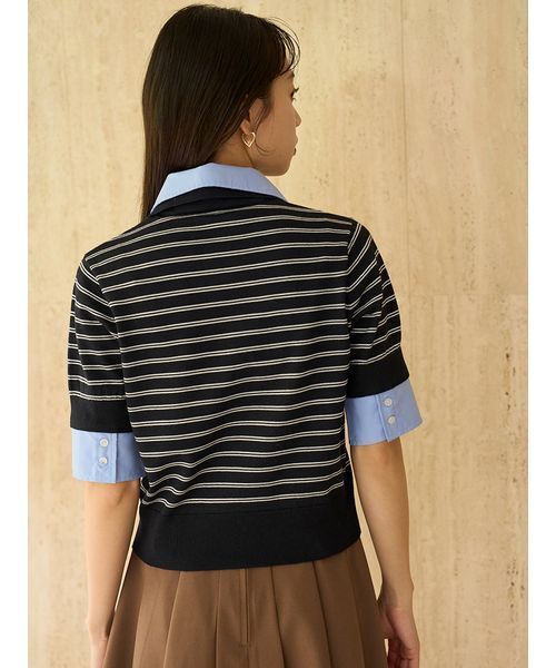 セール】シャツドッキングニットポロ（ニット/セーター）｜SNIDEL