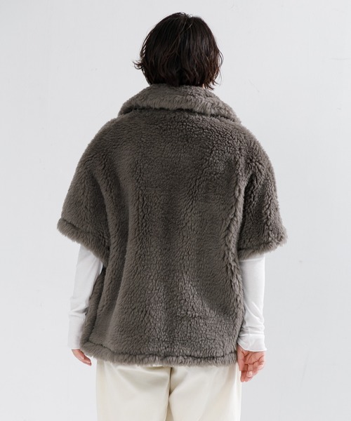 TICCA（ティッカ）の「TICCA WOOLファーポンチョ（ポンチョ）」 - WEAR