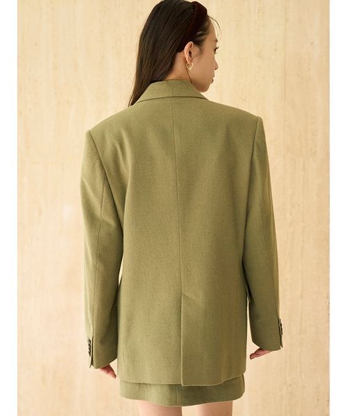 セール】オーバーサイズウールジャケット（テーラードジャケット