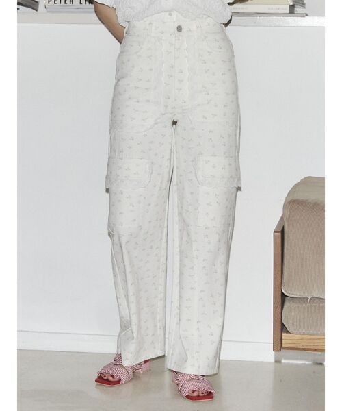 merry jenny（メリージェニー）の「petit flowerカーゴパンツ（カーゴ