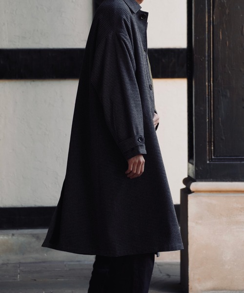 COURO（コウロ）の「ハウンドトゥースチェック ドロップショルダー