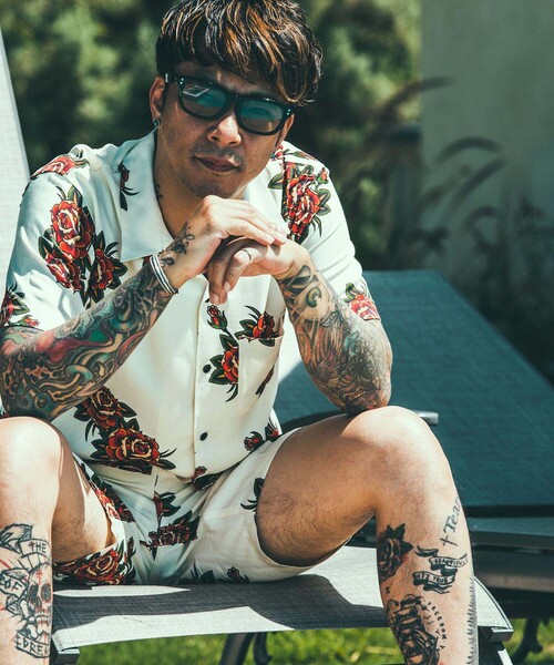 CRIMIE（クライミー）の「ROSE ALOHA SHORT SHIRT（シャツ/ブラウス