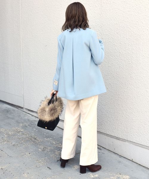 SHIPS（シップス）の「SUPER140キーネックショートコート◇（その他