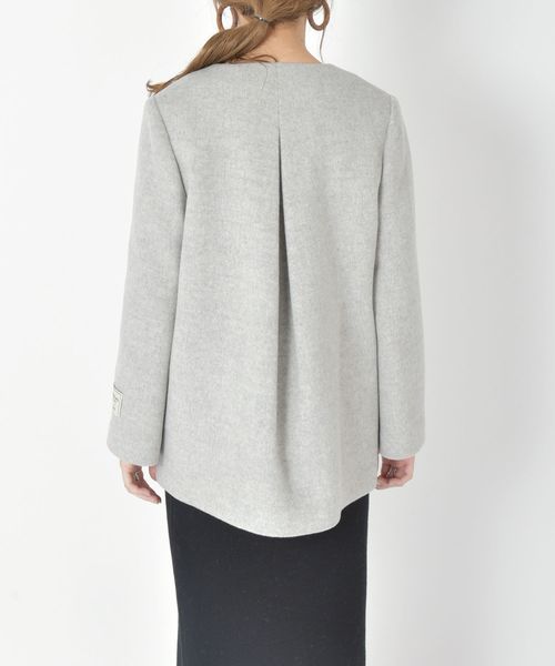 SHIPS（シップス）の「SUPER140キーネックショートコート◇（その他