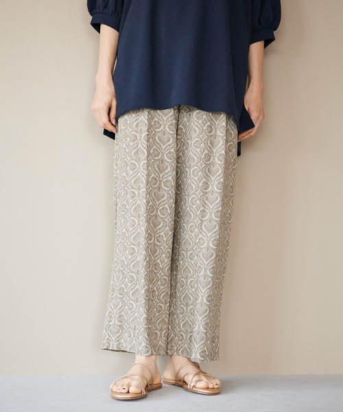 LEPSIM（レプシィム）の「アソートプリントイージーパンツ 273836