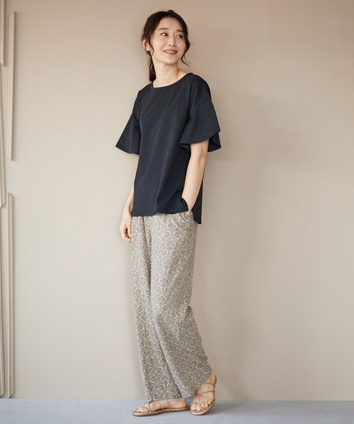 LEPSIM（レプシィム）の「アソートプリントイージーパンツ 273836