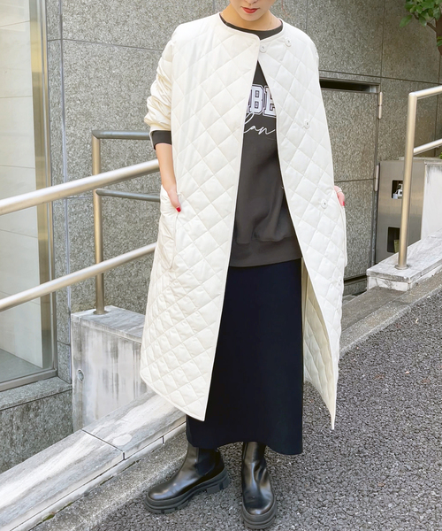 Spick & Span（スピックアンドスパン）の「キルティングノーカラー