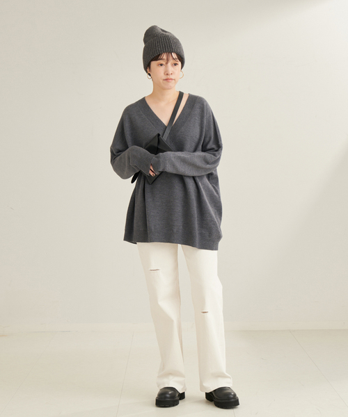 plage（プラージュ）の「CASH TOUCH flare プルオーバー（ニット