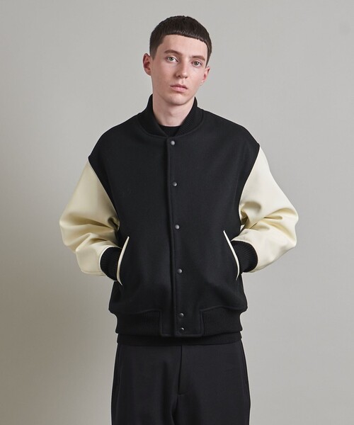 LOEFF（ロエフ）の「＜LOEFF＞メルトン スタジアムジャンパー UNISEX