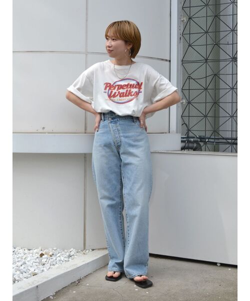 Ungrid（アングリッド）の「リメイクデザインルーズデニム（デニム