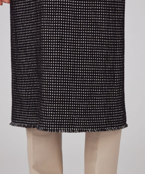 セール】ワッフルツイード Vネックワンピース（ワンピース）｜BALLSEY