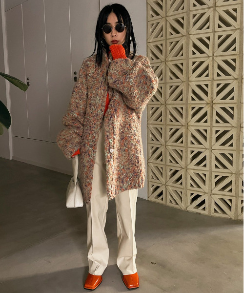 Ameri（アメリ）の「FUNNY YARN KNIT JACKET（その他アウター）」 - WEAR