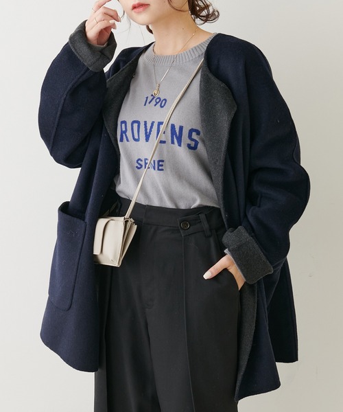 PUAL CE CIN（ピュアルセシン）の「リバーシブル リバーミドルコート