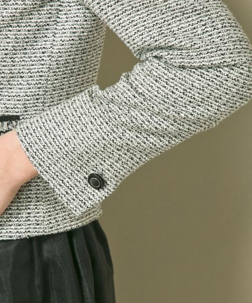 23区（ニジュウサンク）の「ライトシャインツイード ノーカラー