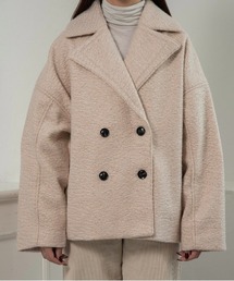 コクーンコート」に該当するピンク/桃色系のレディースファッション