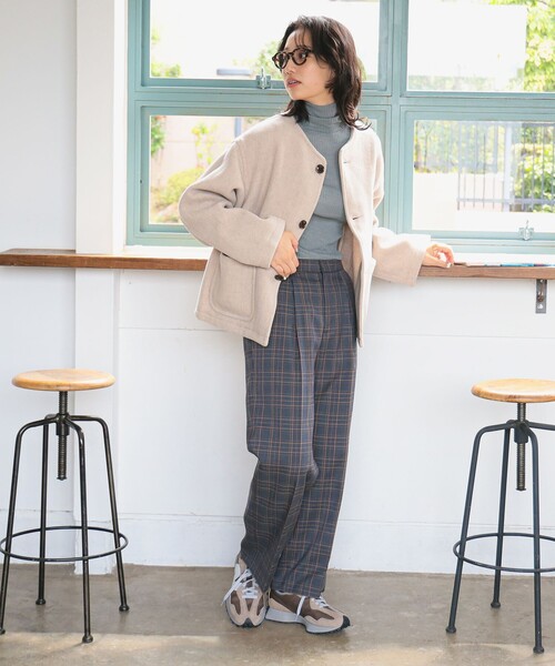 DANTON（ダントン）の「DANTON / ウール ライト パイル ノーカラー