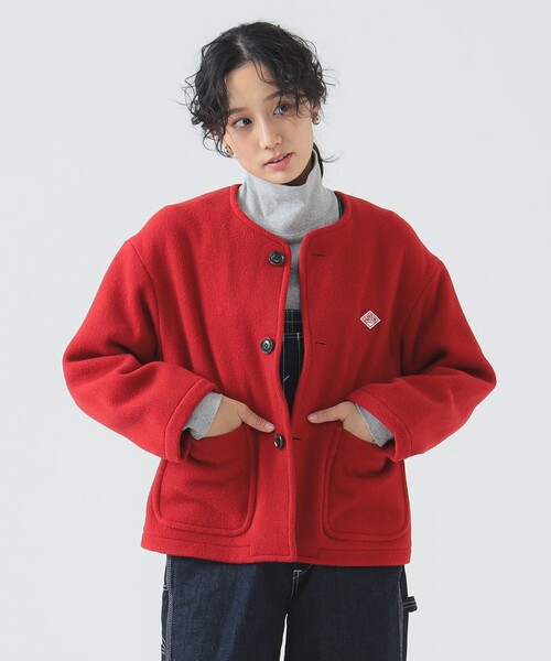 DANTON（ダントン）の「DANTON / ウール ライト パイル ノーカラー