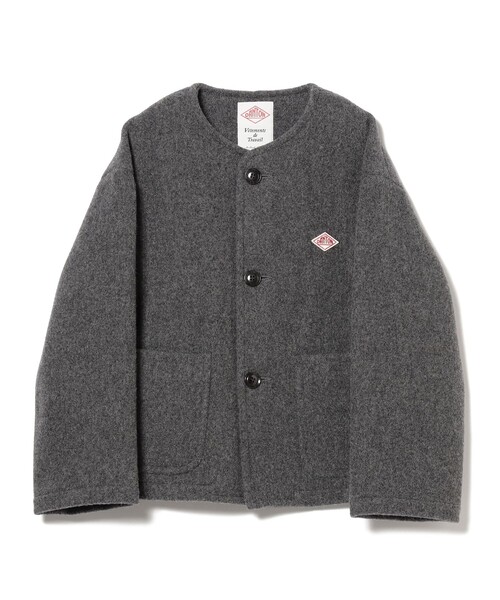 DANTON（ダントン）の「DANTON / ウール ライト パイル ノーカラー