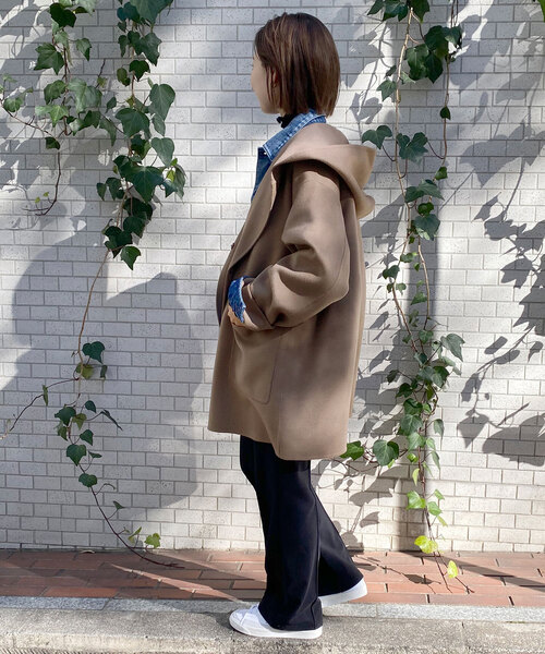 SLOBE IENA（スローブイエナ）の「HAMILTONダブルフェイスフードコート