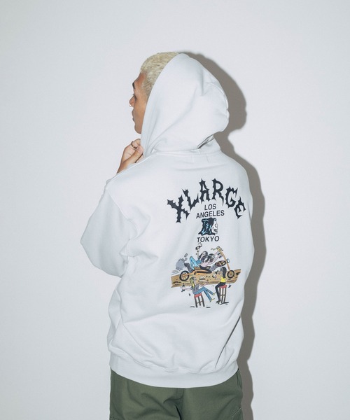 セール】HANG OUT HOODED SWEATSHIRT（パーカー）｜XLARGE（エクストラ