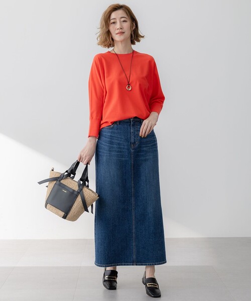 Oggi3月号掲載/新色追加/洗える】23区DENIM ストレッチ デニムスカート