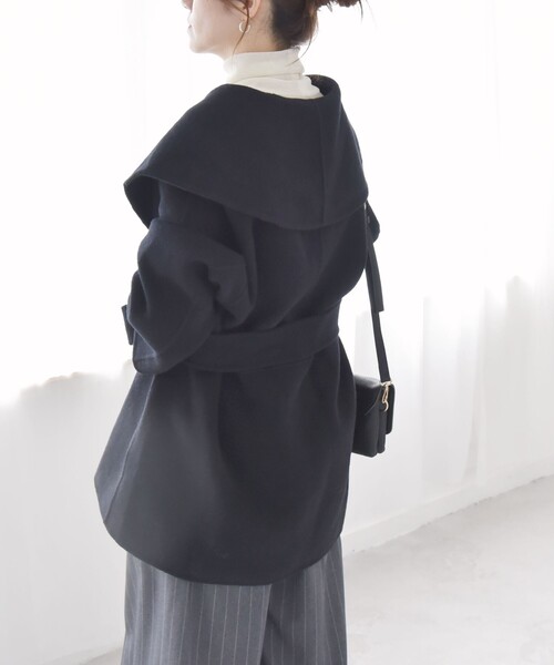 quaranciel: リバー ケープ ショート コート 25AW（その他アウター