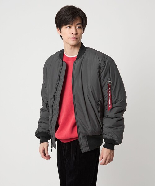 セール】【別注】＜ALPHA INDUSTRIES＞リバーシブル MA-1 フライト