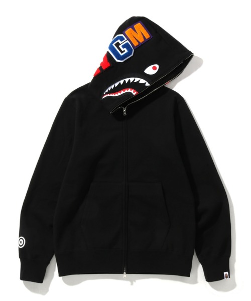 A BATHING APE（アベイシングエイプ）の「SHARK FULL ZIP HOODIE M