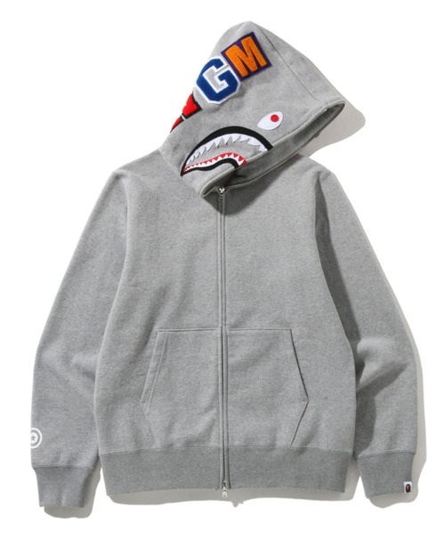 A BATHING APE（アベイシングエイプ）の「SHARK FULL ZIP HOODIE M