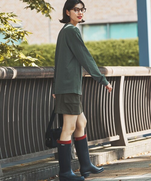 ミリカ ヒールラバーロングブーツ（レインシューズ）｜AIGLE（エーグル