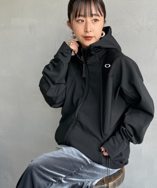 OAKLEY/オークリー] ENHANCE GRID FLEECE JACKET 15.7 フルジップ