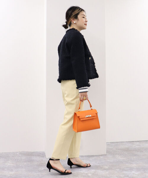 NOLLEY'S Sophi（ノーリーズソフィ）の「フラッグツイードノーカラー