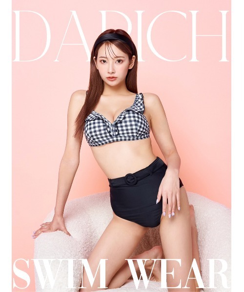 Darich（ダーリッチ）の「ギンガムチェックフリルビキニ（水着）」 - WEAR