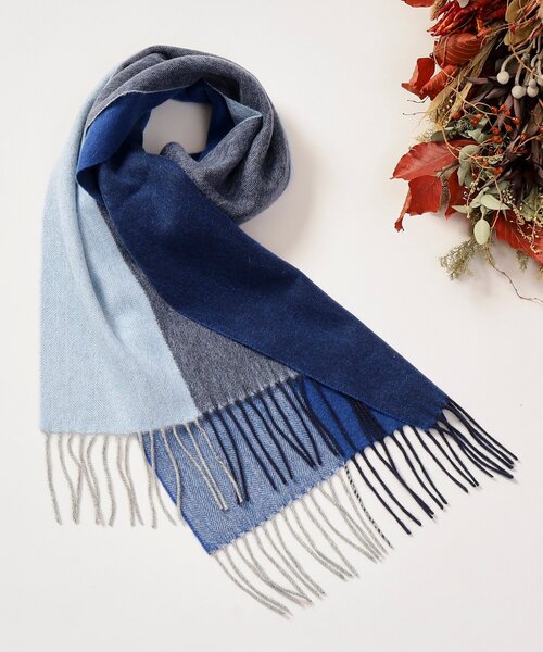 TAKEO KIKUCHI（タケオキクチ）の「◇【洗えるカシミヤ】4面パネル