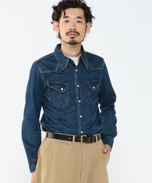 REMI RELIEF（レミレリーフ）の「REMI RELIEF / Denim Western shirt