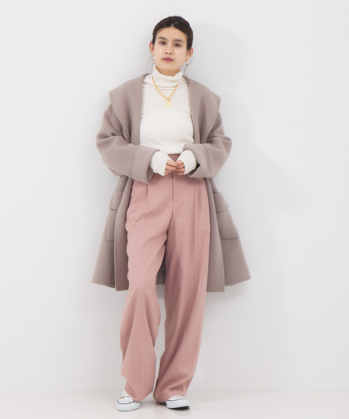 Rouge vif（ルージュヴィフ）の「ショールカラーリバーコート（その他